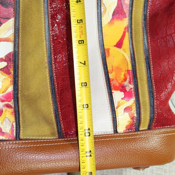 RARE Vintage Sharif Denim and Leather Purse - Picture 6 of 10